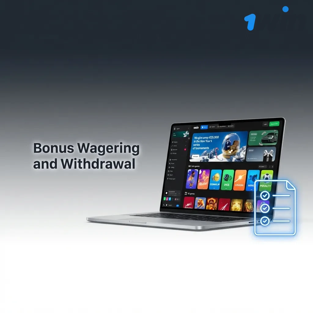 Casino and sports bonus wagering requirements infographic showing 30x slots play and 5x accumulator betting rules