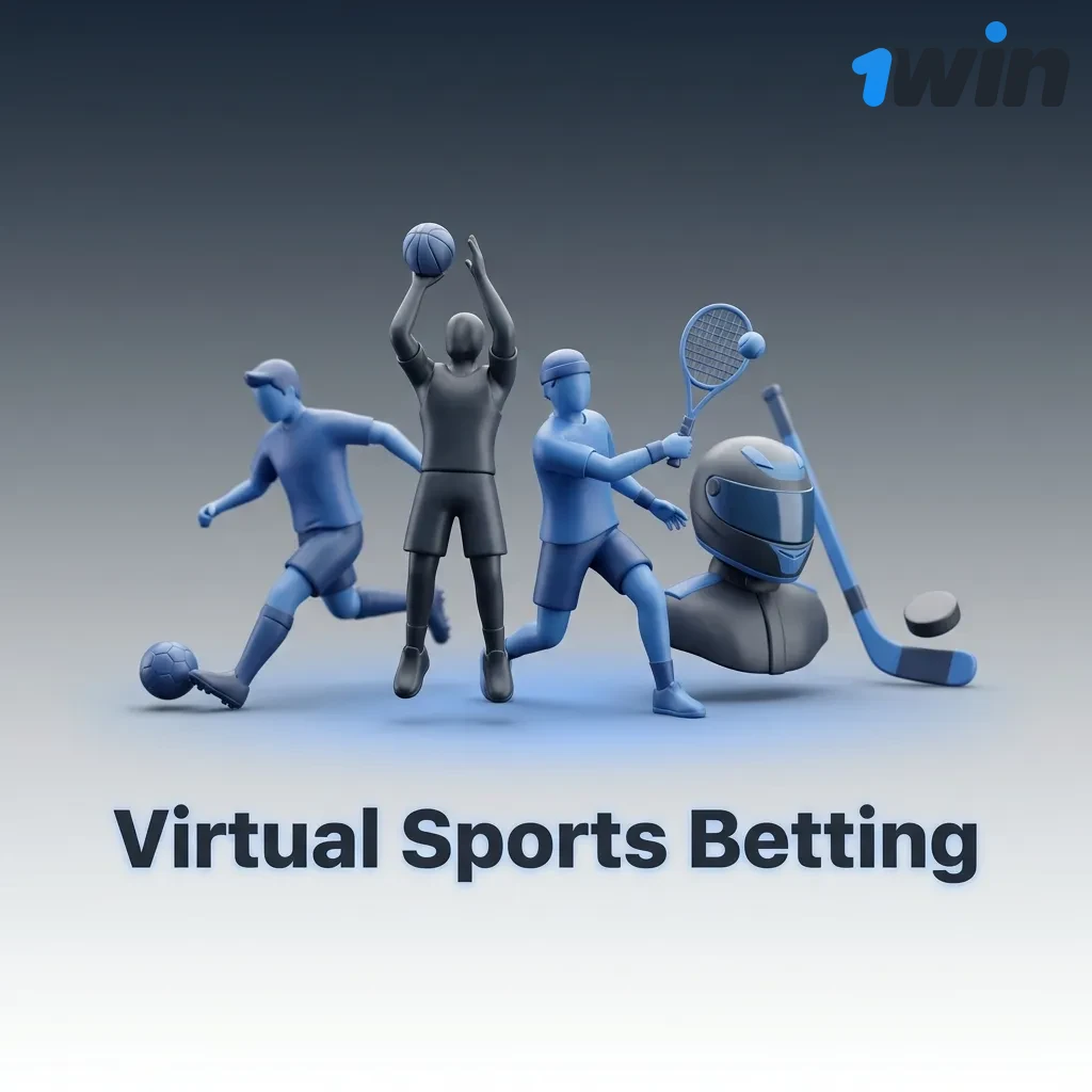 Virtual sports betting interface showing simulated football, horse racing, greyhounds, and tennis with 24/7 availability